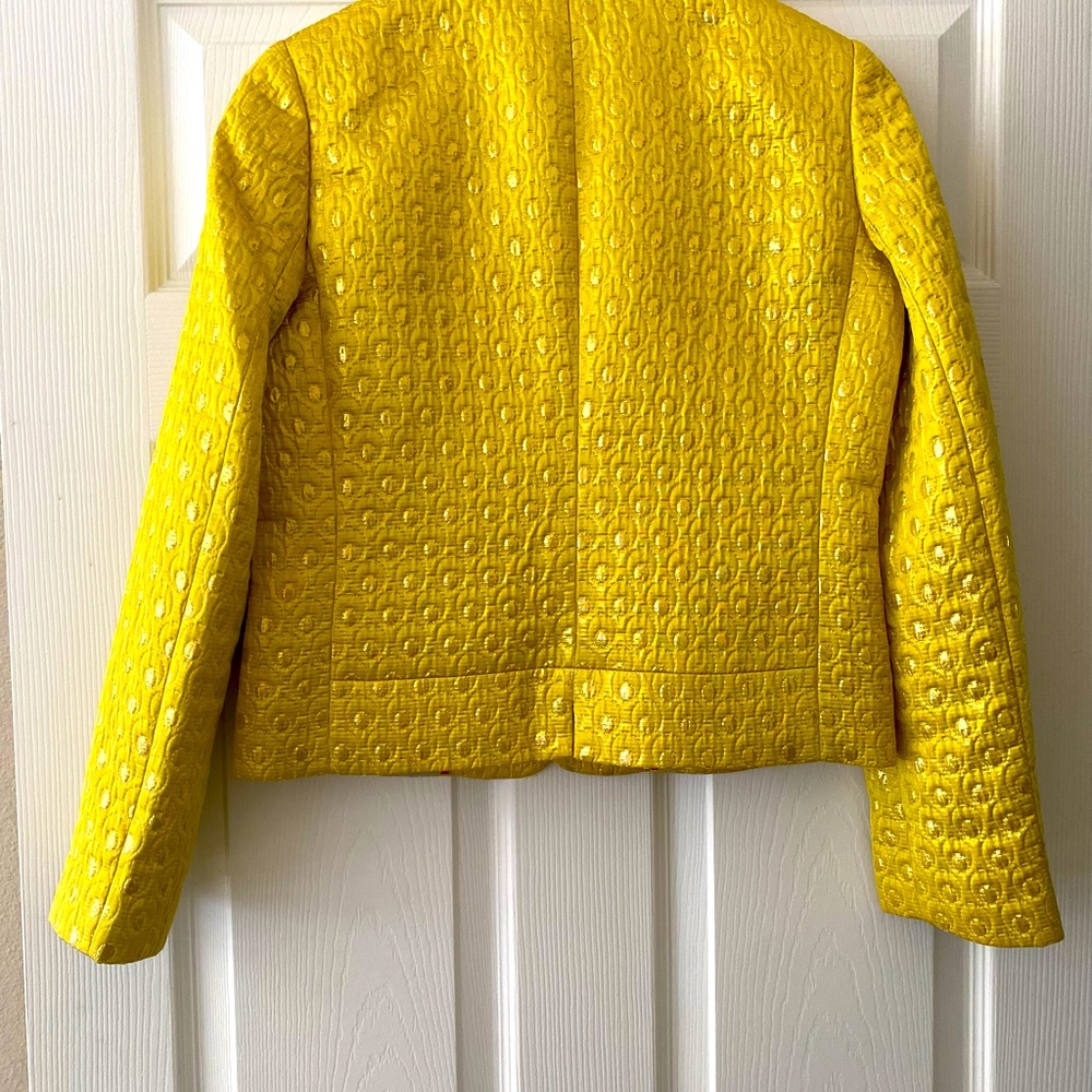JCrew yellow blazer
